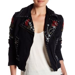 True Religion Denim Moto Jacket M